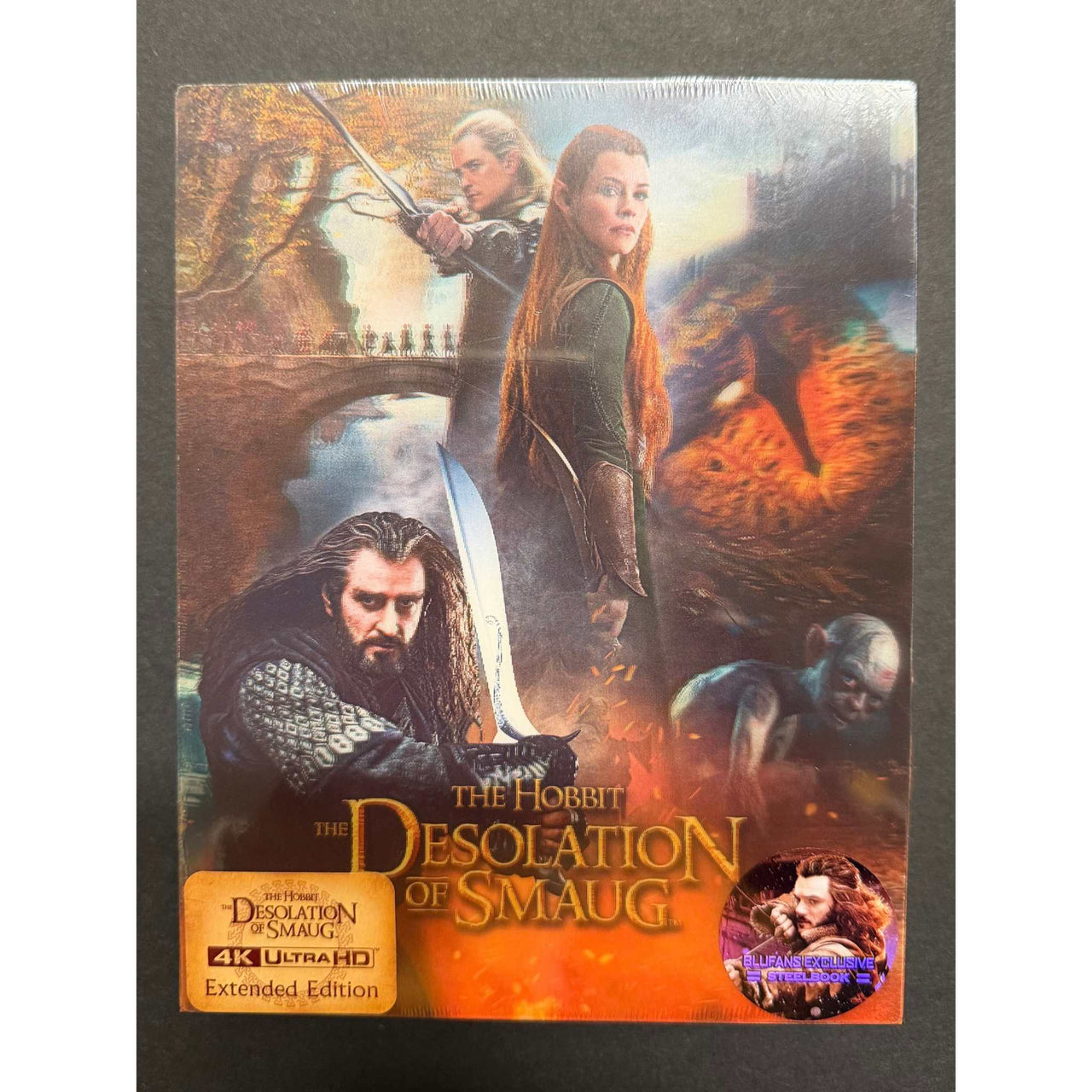 The Hobbit The Desolation of Smaug 4K UHD double lenticular Steelbook limited edition packaging