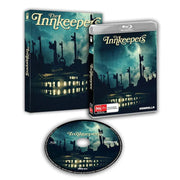 The Innkeepers 2011 Blu-Ray with limited edition slipcover and disc showing haunted hotel cover artwork