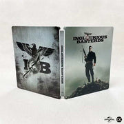 Inglourious Basterds 4K UHD limited edition steelbook with embossed full slip and exclusive extras displayed on white background