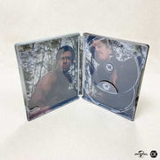 Inglourious Basterds 4K UHD steelbook open showing inner artwork with two disc trays and character images