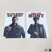Inglourious Basterds 4K UHD limited edition cards with movie character images and promotional text