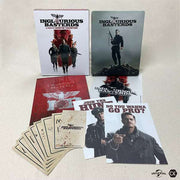 Inglourious Basterds 4K UHD steelbook limited edition with full slip, lenticular card, booklet, playing cards, and flyers