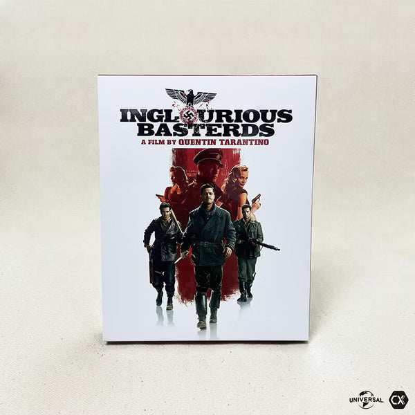 Inglourious Basterds 4K UHD limited edition steelbook with full slip, exclusive booklet, playing cards, and extras