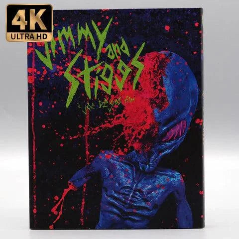 Jimmy and Stiggs 4K UHD limited edition slipcover with alien graphic and 4K Ultra HD label