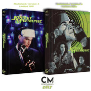 Johnny Mnemonic Blu-ray Mediabook Combo A and B variants with matching numbers and exclusive artwork