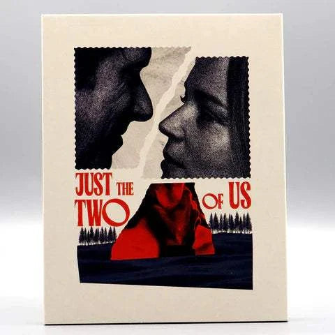 Music Box Selects Just the Two of Us Blu-Ray slipcover featuring black and white close-up faces and red title text.