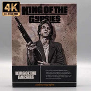 King of the Gypsies 4K UHD and Blu-Ray mediabook with illustrated cover of man holding rifle