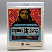 Krazee Kidz Video Party Blu-ray with limited edition slipcover featuring vintage surreal genre films preserved from original S-VHS masters by American Genre Film Archive (AGFA).