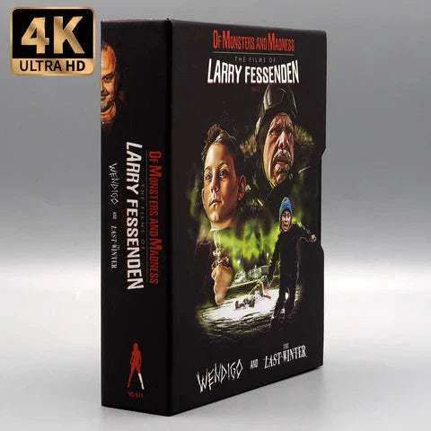 Vinegar Syndrome 4K UHD Blu-ray slipcase set of Larry Fessenden films Wendigo and The Last Winter