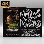 Vinegar Syndrome 4K UHD and Blu-Ray set of Larry Fessenden's Wendigo and The Last Winter with slipcase and slipcovers