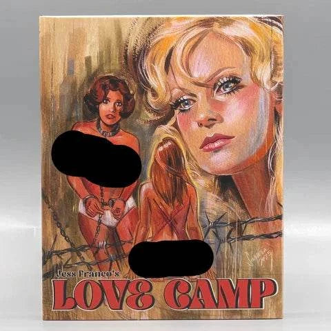Love Camp Blu-Ray pre-order with limited edition slipcover by Delirium Home Video