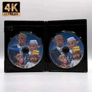 Vinegar Syndrome Ultra Mac and Me 4K UHD and Blu-ray disc set with alien character artwork in slipcase