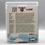 Kani - The Maiku Hama Trilogy Blu-Ray cover showing titles of the three films and summary of the Japanese detective trilogy by Kaizo Hayashi.