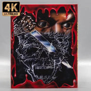 Massacre 4K UHD Blu-Ray limited edition alternate slipcover horror movie release by Vinegar Syndrome