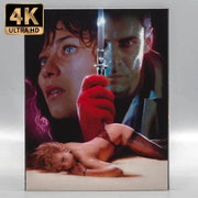 Massacre 4K UHD Blu-Ray limited edition slipcover by Vinegar Syndrome pre-order cover art