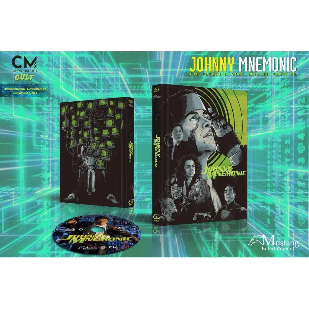 Johnny Mnemonic Blu-Ray Mediabook Combo with exclusive artwork and booklet, Region B, CineMuseum Cult edition
