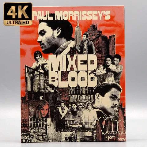 Cinématographe Mixed Blood 4K UHD and Blu-Ray slipcover with urban crime drama cover art