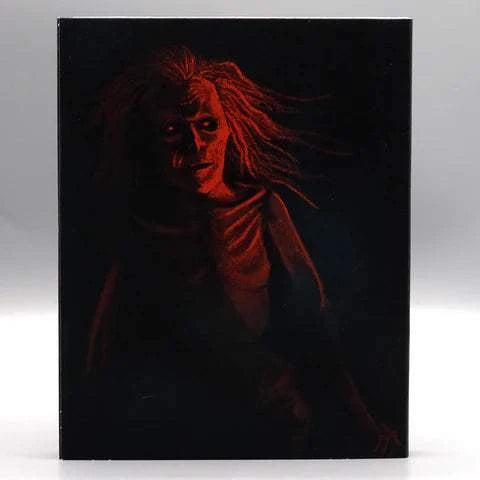 Shudder - Moloch Blu-Ray limited edition slipcover with dark eerie horror artwork of a ghostly figure