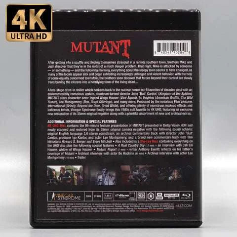 PRE-ORDER Mutant 4K UHD and Blu-Ray limited edition slipcover by Vinegar Syndrome