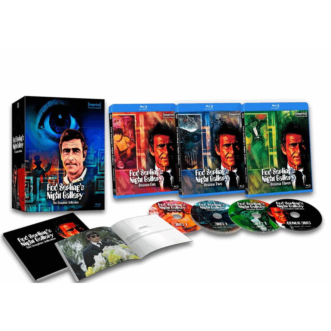PRE-ORDER: Rod Serling’s Night Gallery: The Complete Collection (1970 – 1973) Blu-Ray Limited Edition Hardbox (Imprint Television) [REGION FREE]