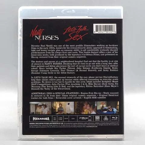 PRE-ORDER Nasty Nurses and Let's Talk Sex limited edition Blu-Ray slipcover set
