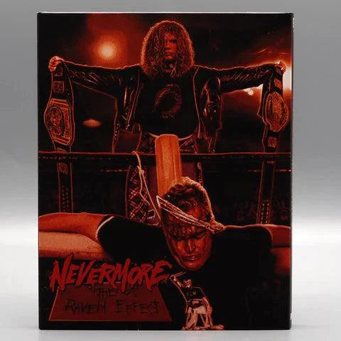 Nevermore: The Raven Effect Blu-Ray with limited edition slipcover featuring wrestling documentary artwork
