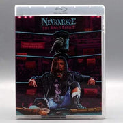 Nevermore: The Raven Effect Blu-ray with limited edition slipcover showing wrestler Raven in dark wrestling ring setting