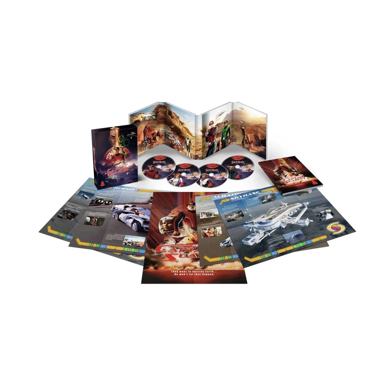 Captain Scarlet Series 1 to 2 Complete Collection Limited Edition Blu-Ray box set packaging