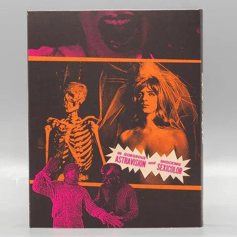 Vinegar Syndrome Orgy of the Dead limited edition Blu-ray with variant slipcover showcasing horror and cult movie artwork