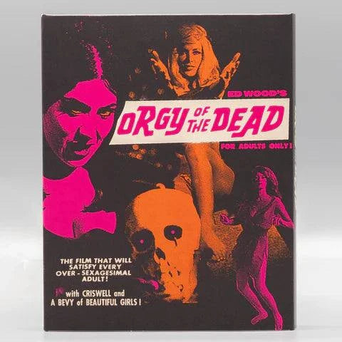 Vinegar Syndrome Orgy of the Dead limited edition Blu-ray with variant slipcover and 2k restoration
