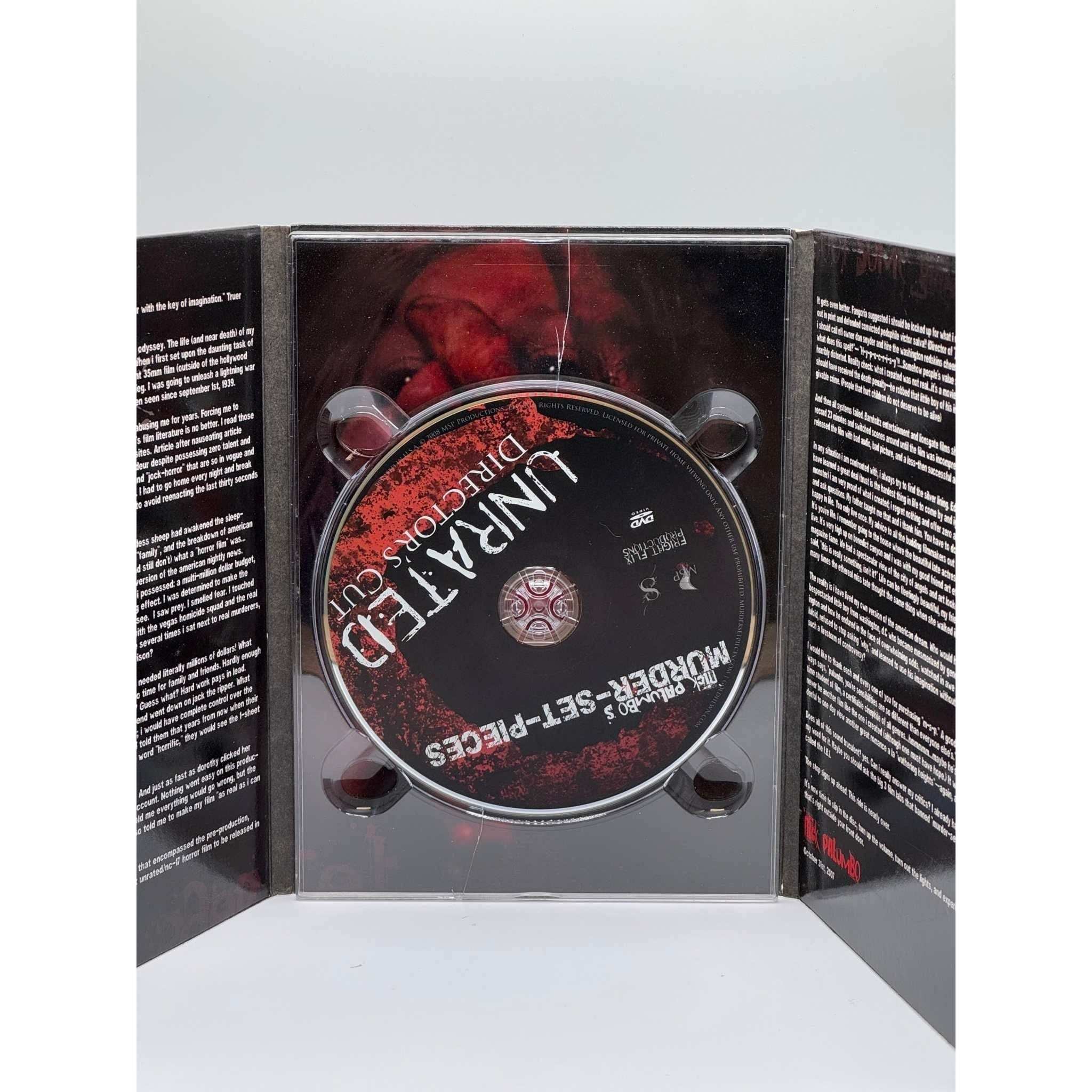 MURDER SET PIECES ★未開封品★ Murder-Set-Pieces DVD - Rare Signed Edition, Unrated Version