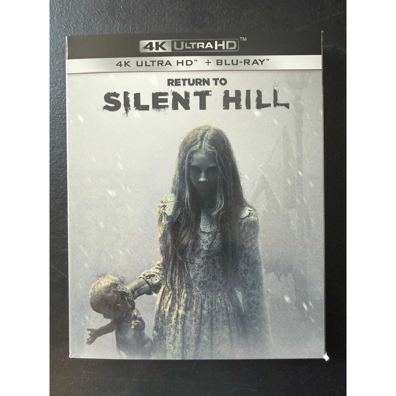 Return to Silent Hill 4K UHD and Blu-Ray collector's edition with slipcover and bonus featurettes