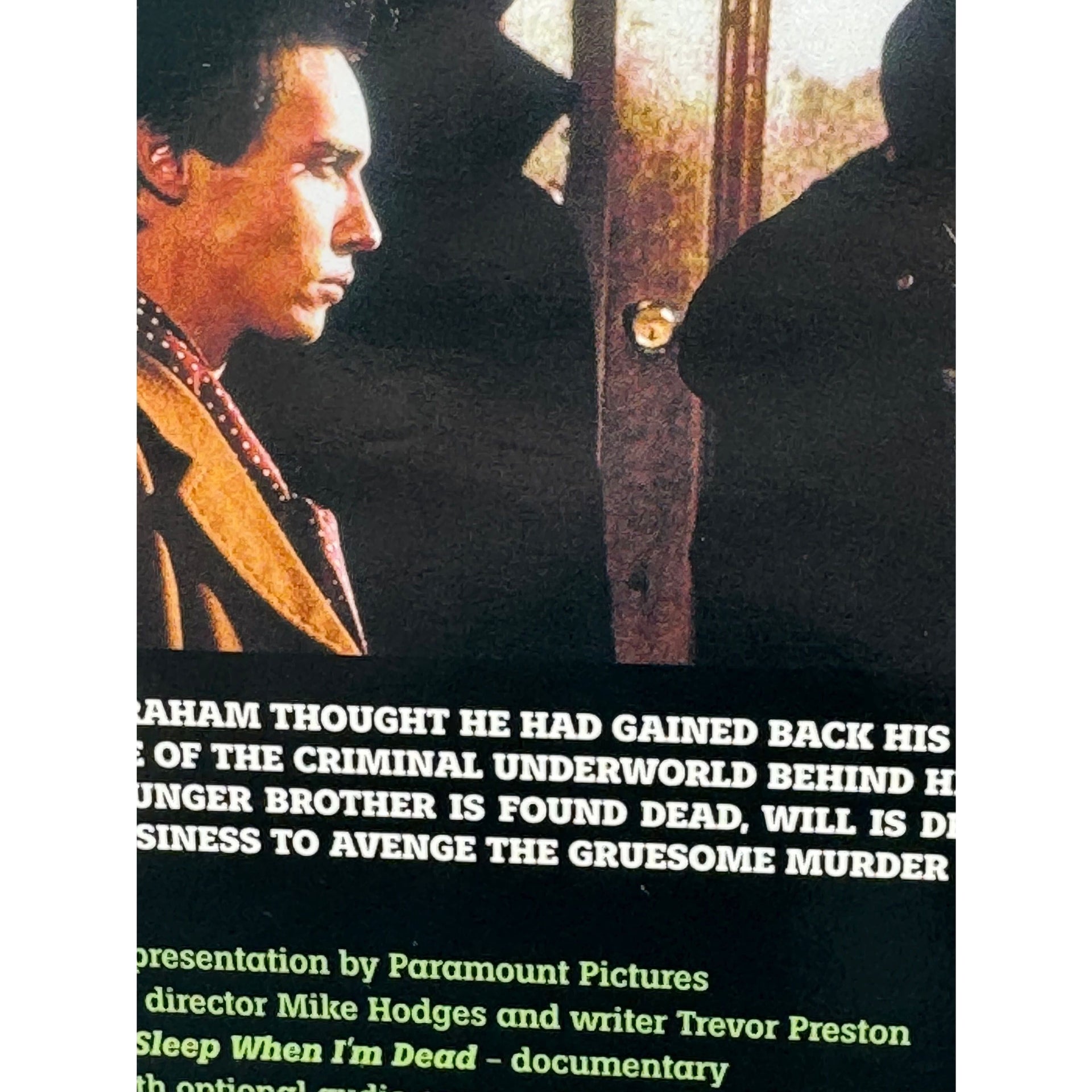 I'll Sleep When I'm Dead Blu-Ray Imprint Films with Slipcover back slipcover indent zoom in