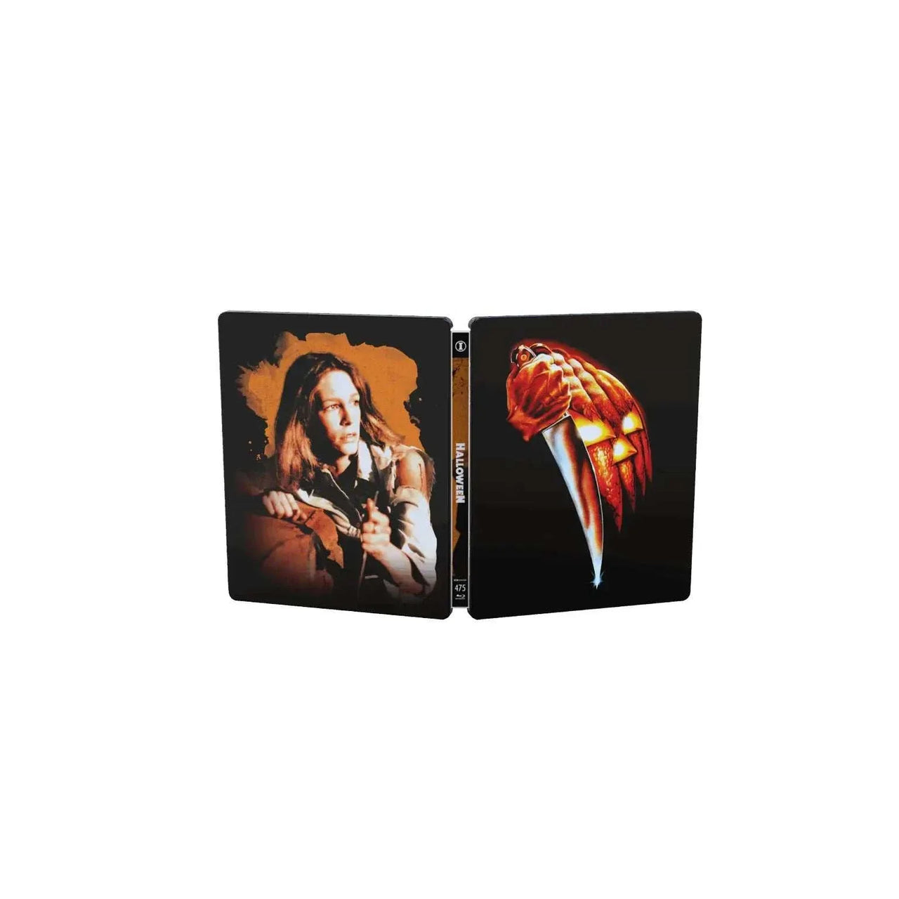 Halloween I – V 4K UHD and Blu-ray limited edition steelbook set with iconic horror artwork and Jack O’Lantern packaging