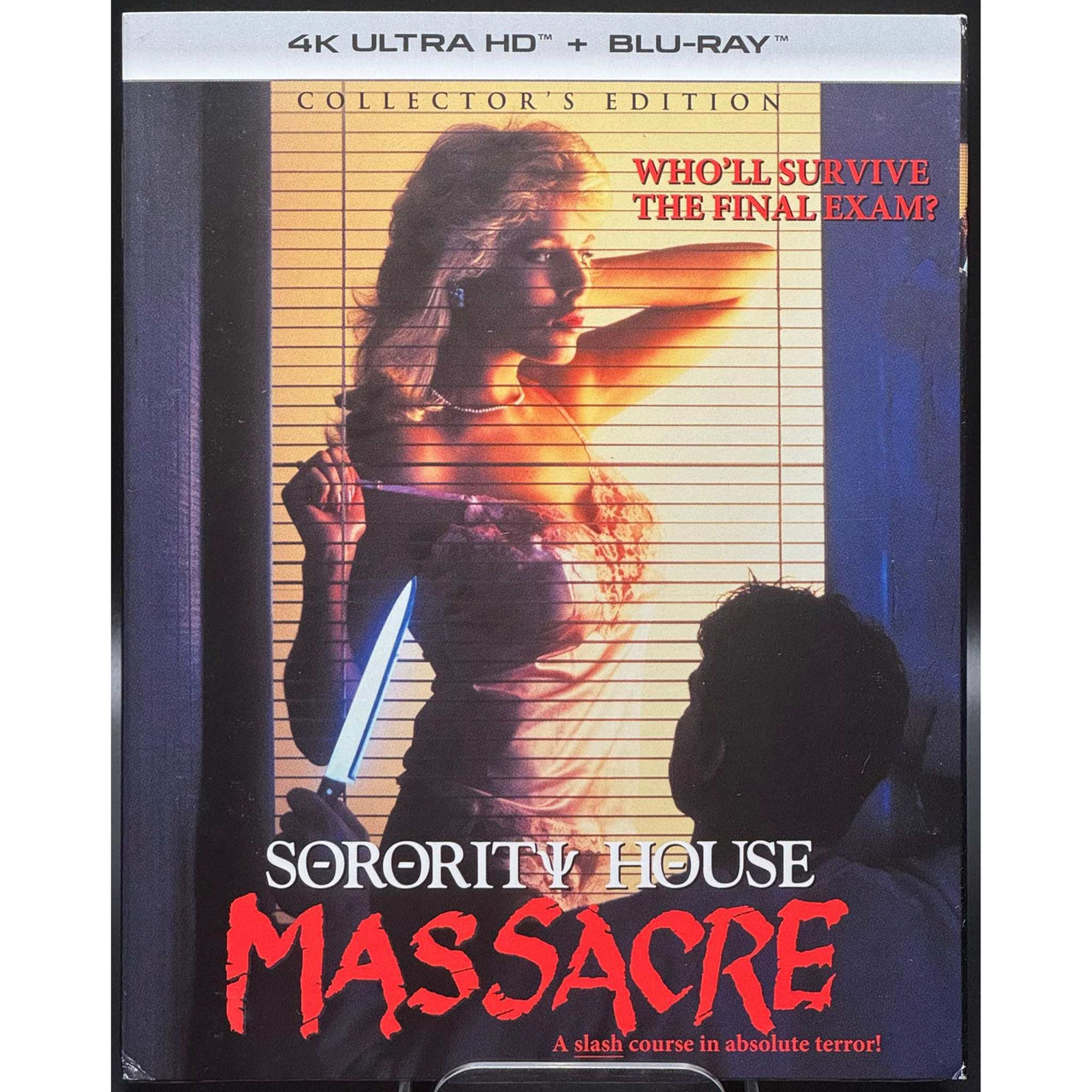 Sorority House Massacre 4K UHD Blu-Ray Collector's Edition with slipcover.