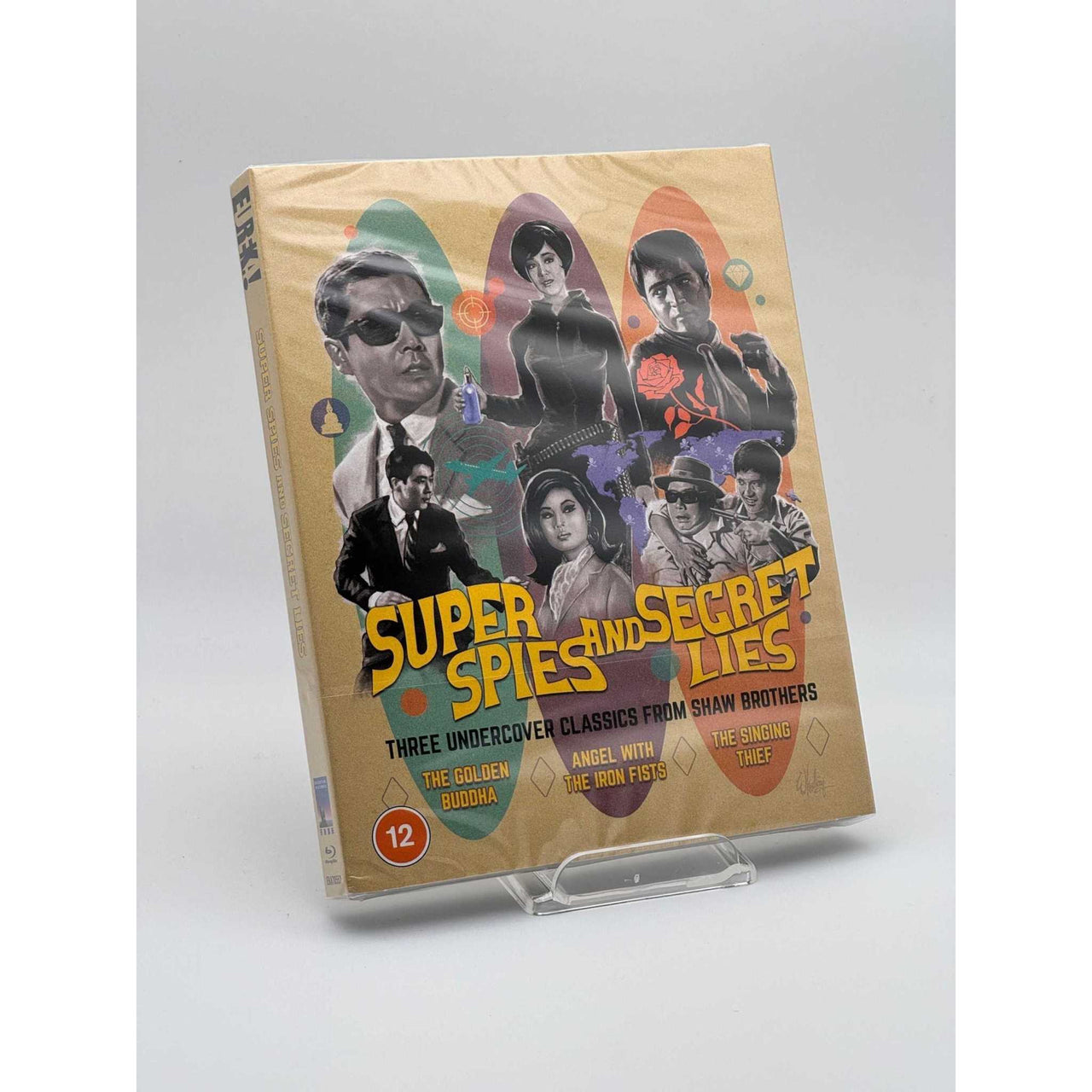 Super Spies And Secret Lies - Shaw Brothers Collection Limited Edition Blu-Ray with Slipcover live picture front and left side