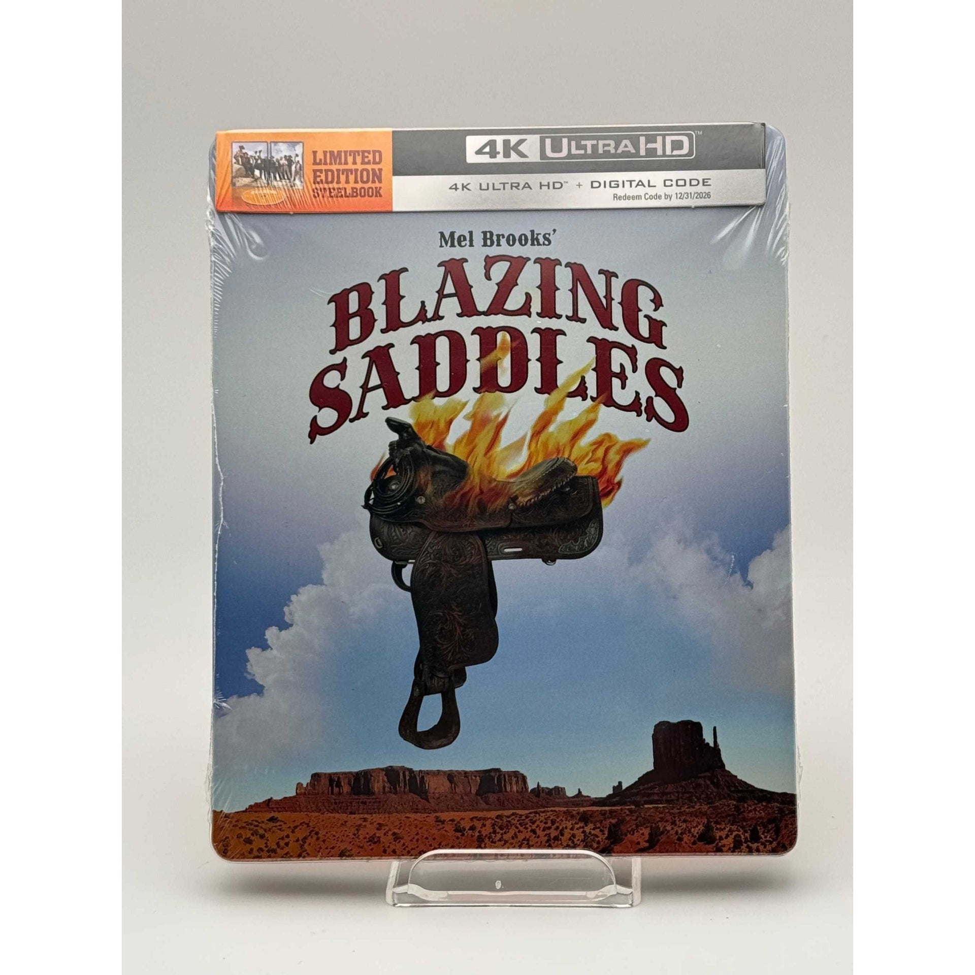Blazing Saddles - Limited Edition Steelbook front cover
