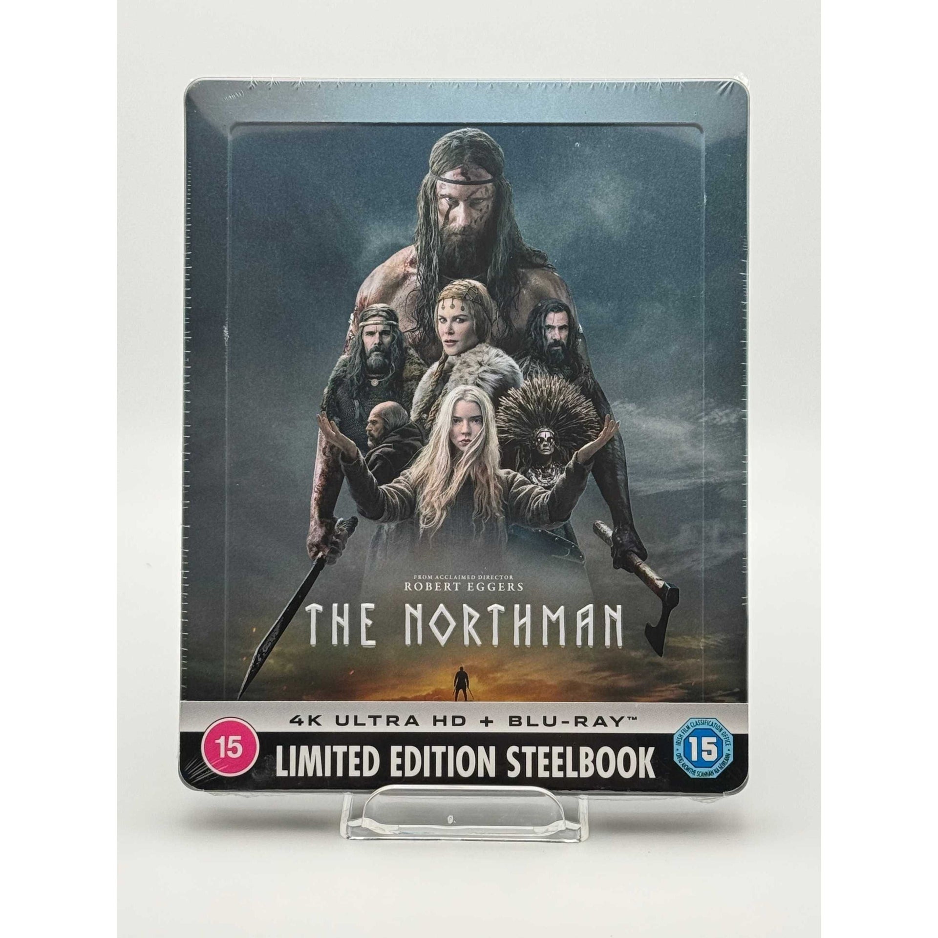 The Northman Limited Edition Embossed Steelbook 4K Ultra HD + Blu-Ray live front cover image