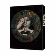 Malpertuis Limited Edition Blu-ray with gothic mansion artwork and character collage in dark tones