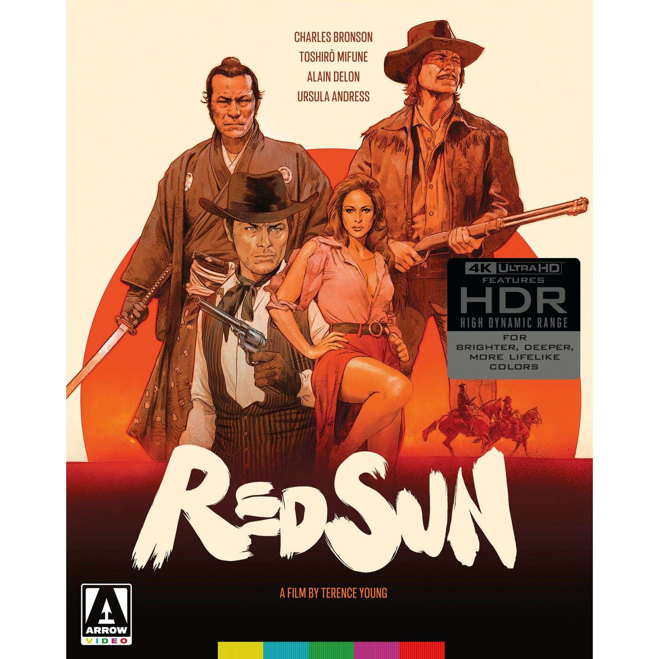 G.I. Samurai Limited Edition Blu-Ray Red Sun 4K UHD slipcover and booklet pre-order cover