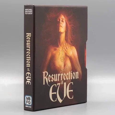 Limited edition Resurrection of Eve Blu-ray with slipcase and slipcover by Mitchell Brothers Film Group