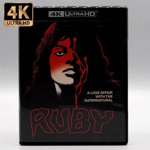 Vinegar Syndrome Ruby 4K UHD and Blu-Ray limited edition slipcover cover featuring supernatural horror artwork