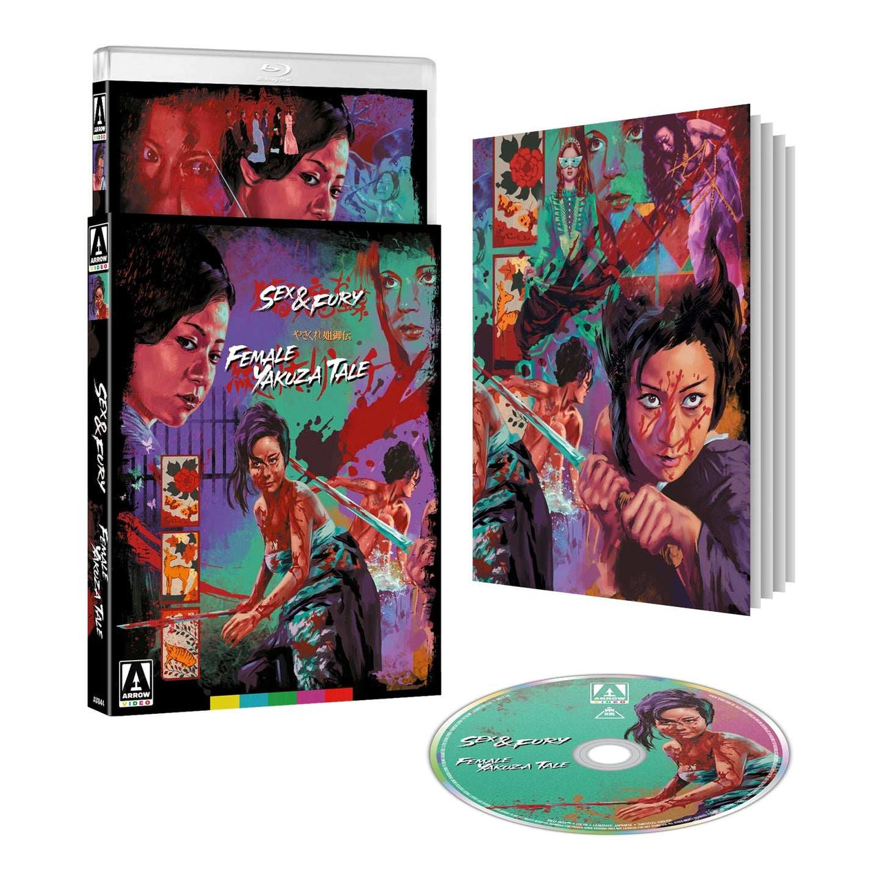Sex and Fury Female Yakuza Tale Limited Edition Blu-Ray with slipcover and booklet pre-order image