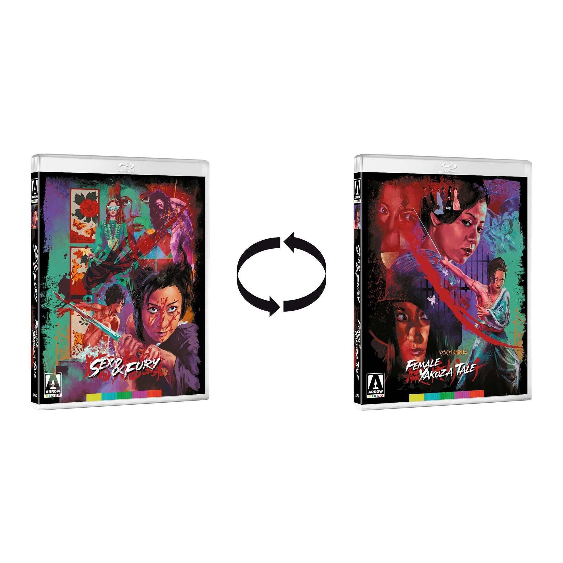 PRE-ORDER Sex and Fury Female Yakuza Tale Limited Edition Blu-Ray with slipcover and booklet by Arrow Video US