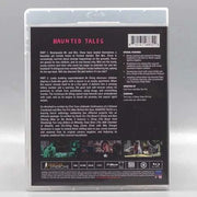 Vinegar Syndrome Shaw Scares Volume 1 limited edition Blu-ray box set back cover with haunted tales description and special features