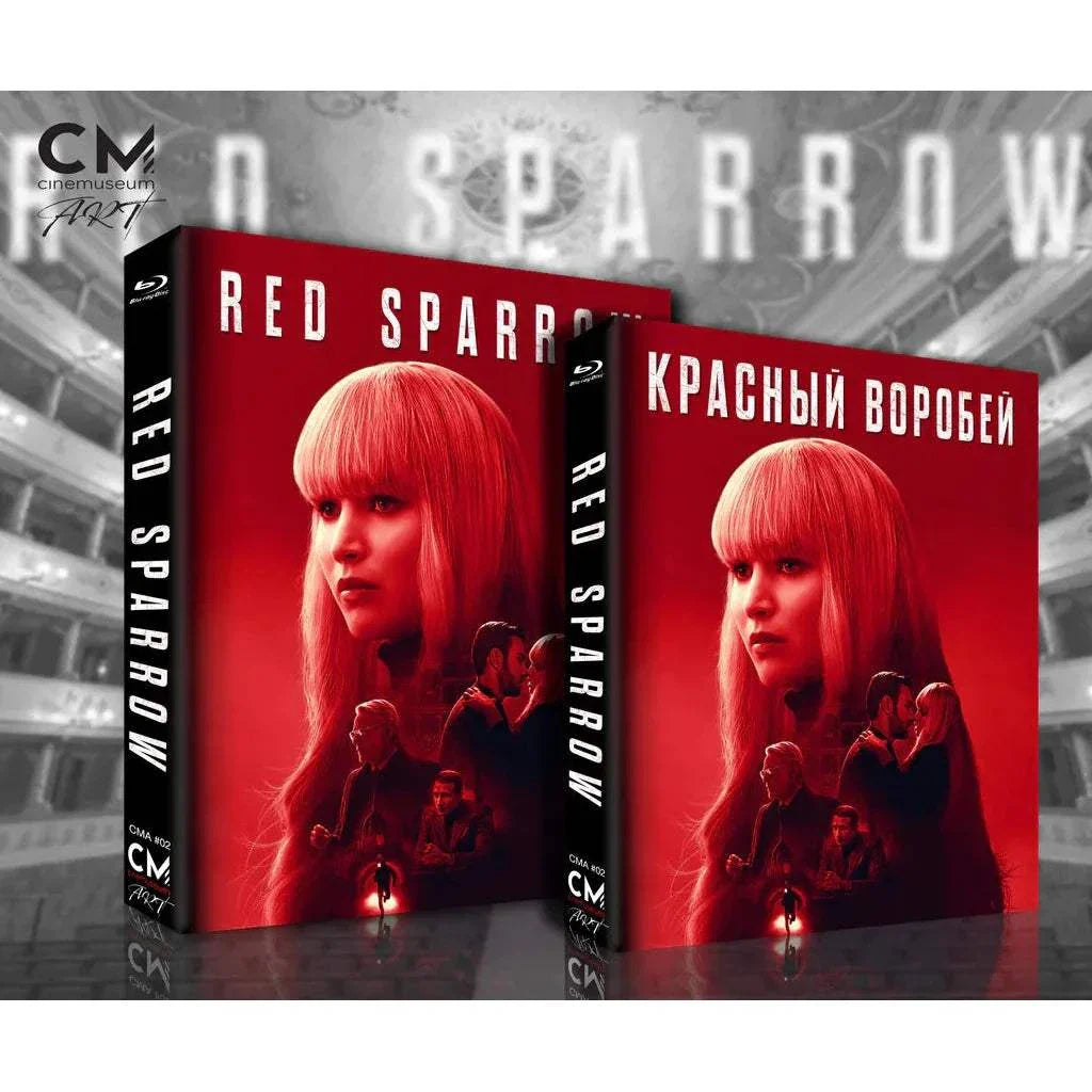 Red Sparrow lenticular full slip steelbook Blu-Ray with photobooklet and postcards by CineMuseum Art CMA #02 region free