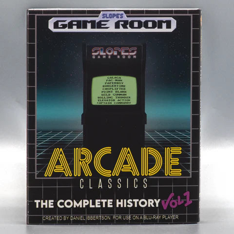 PRE-ORDER Slopes Game Room Arcade Classics Blu-Ray with limited edition slipcover for arcade history fans