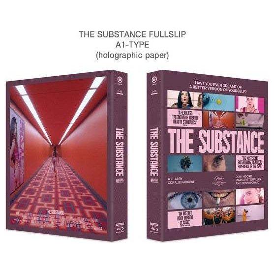 PRE-ORDER: The Substance Steelbook Fullslip A1 Limited Edition 2-disc set with holographic paper.