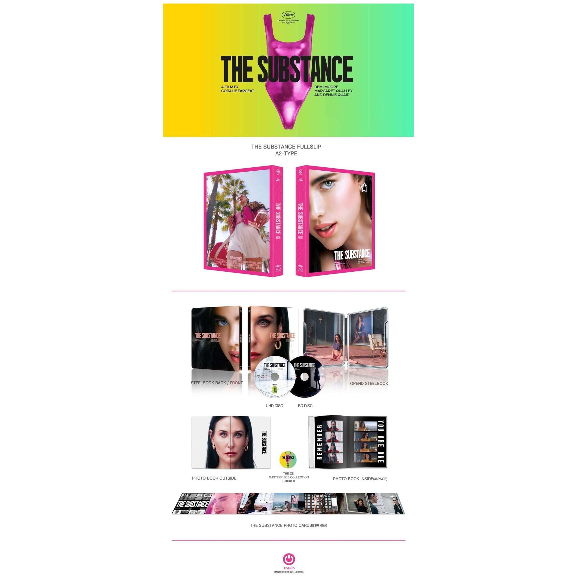 The Substance Steelbook One Click Box Limited Edition display with exclusive packaging, inserts, and discs.