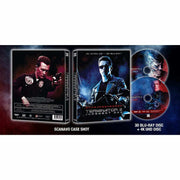 Terminator 2: Judgment Day 4K UHD and 3D Blu-Ray full slip edition with case and discs featuring Arnold Schwarzenegger.